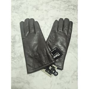 Womens Sz XL Brown Leather 9.5" Long Gloves 3M Thinsulate 40G Lined Driving NWT